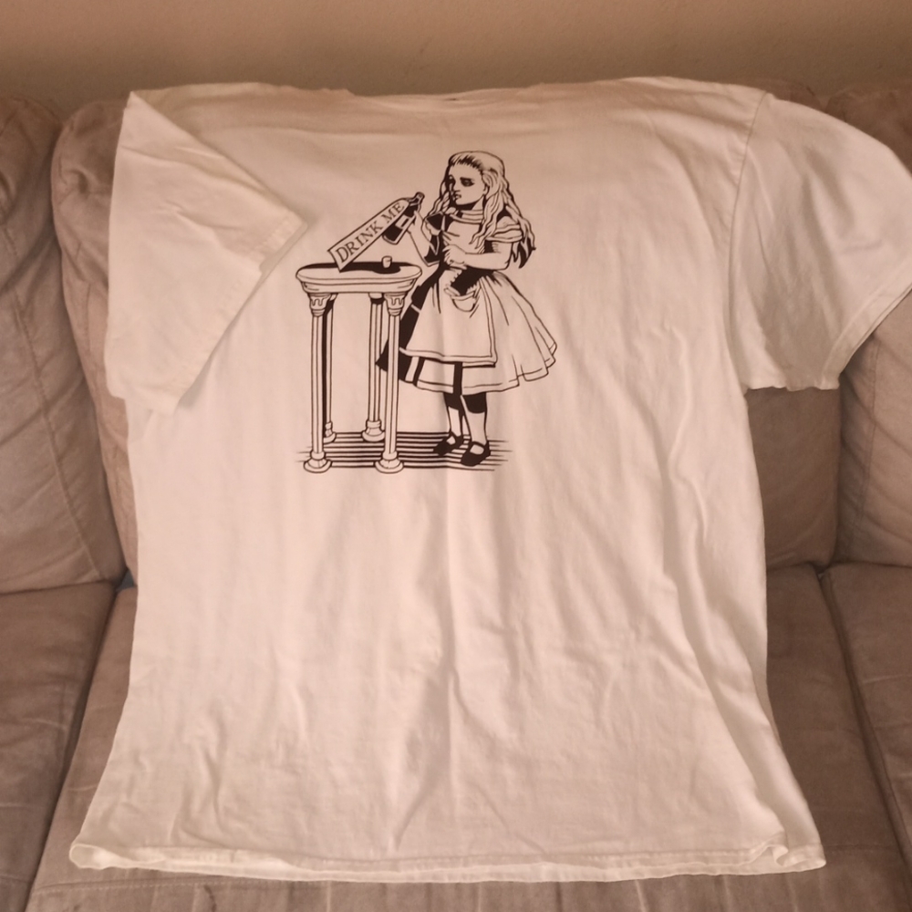 men's graphic t shirt in off white